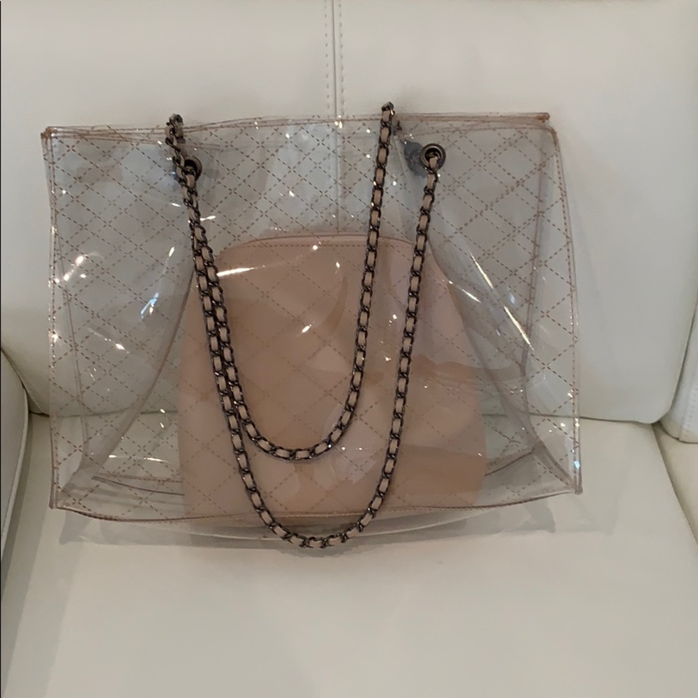 Chanel like plastic bag